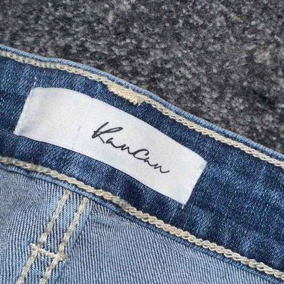 KanCan Distressed Blue Skinny Jeans - Picture 2 of 5